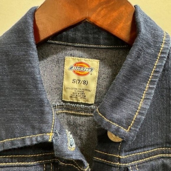 Dickies Girl's Denim Jean Jacket - EUC - Picture 2 of 3